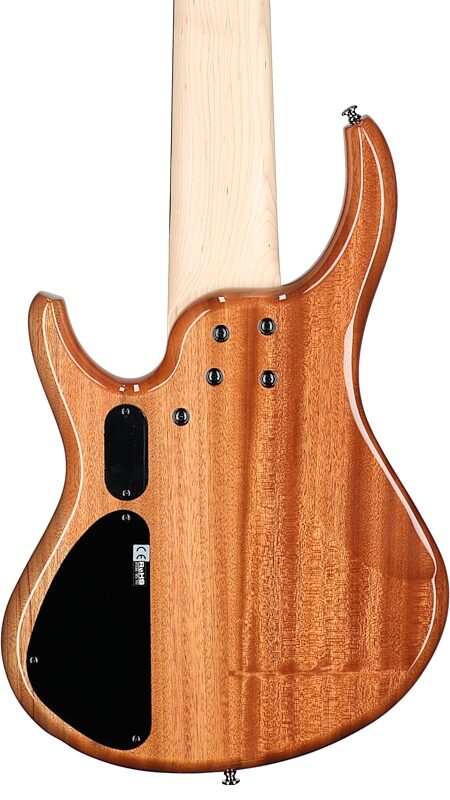 MTD Kingston Z6EB Fretless Electric Bass, 6-String (with Ebony Fingerboard), Natural Gloss, Body Straight Back