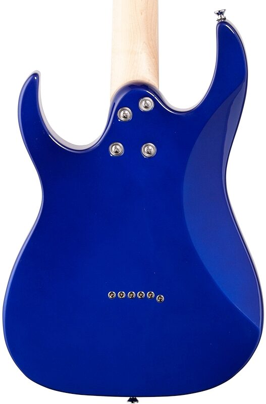 Ibanez GRGM21M Mikro Electric Guitar, Jewel Blue, Body Straight Back
