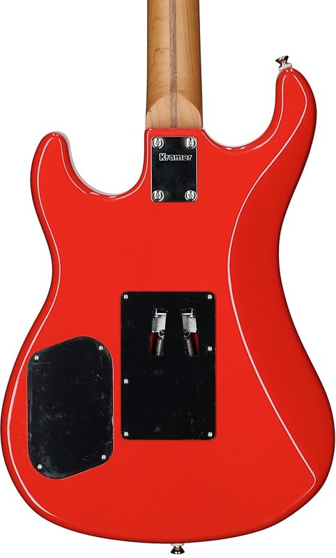 Kramer 84 HH FR Electric Guitar, Maple Fingerboard (with Gig Bag), Radiant Red, Body Straight Back