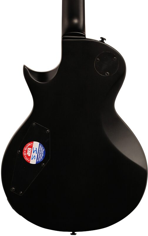 ESP LTD EC-256 Electric Guitar, Black Satin, Body Straight Back