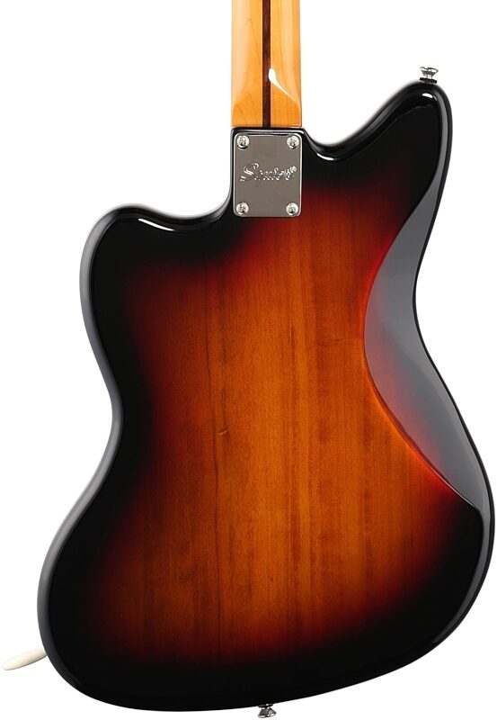 Squier Classic Vibe '60s Jazzmaster Electric Guitar, with Laurel Fingerboard, 3-Color Sunburst, Body Straight Back