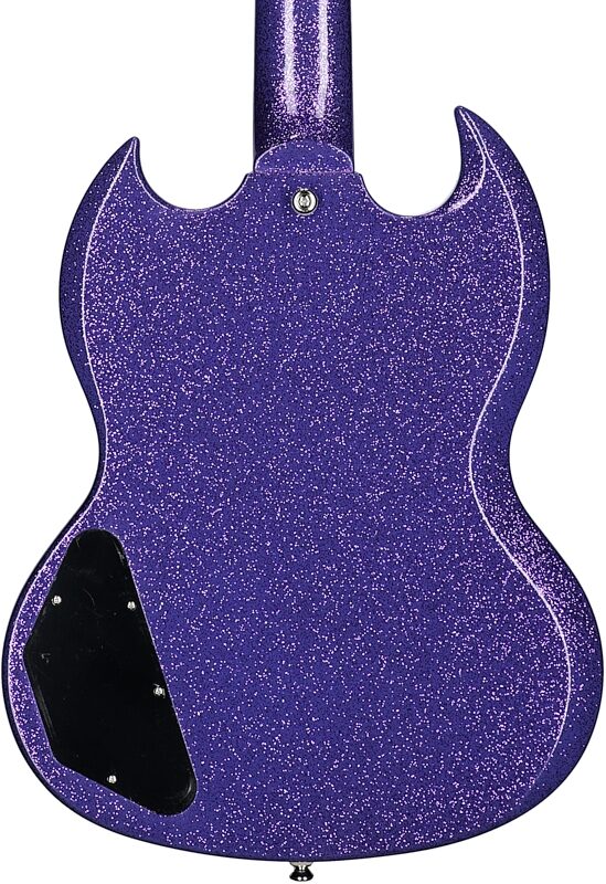 Epiphone Exclusive SG Custom Electric Guitar, Purple Sparkle , Blemished, Body Straight Back