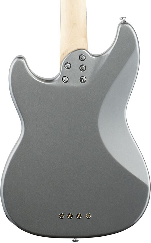 Schecter Banshee Bass Guitar, Carbon Grey, Body Straight Back
