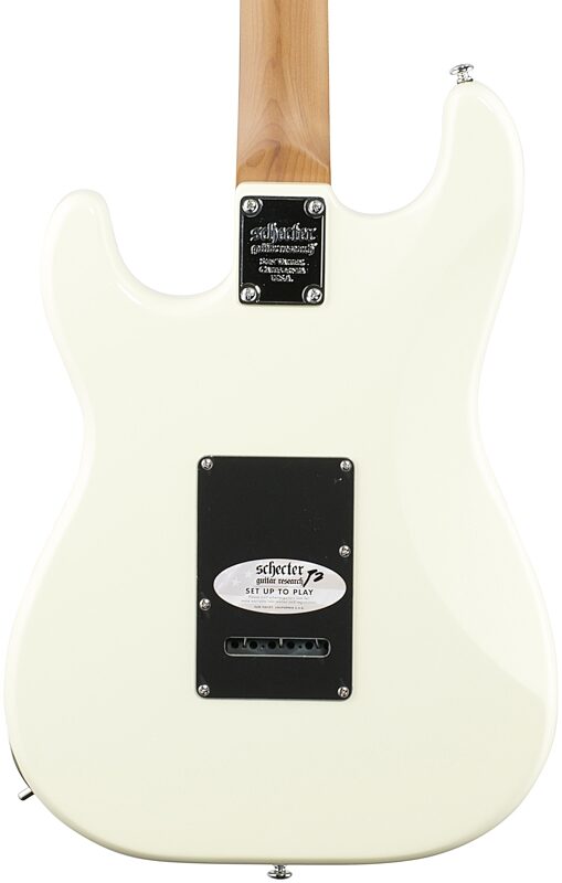Schecter Nick Johnston Traditional HSS Electric Guitar, Ebony Fingerboard, Atomic Snow, Body Straight Back
