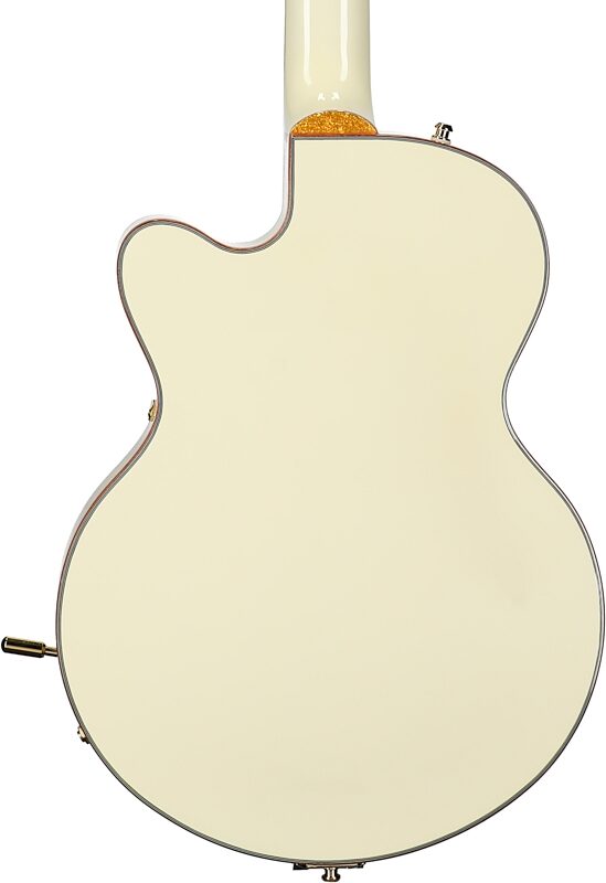 Gretsch Limited Edition Chris Rocha Electro Broadkaster Electric Guitar, Vintage White, Body Straight Back