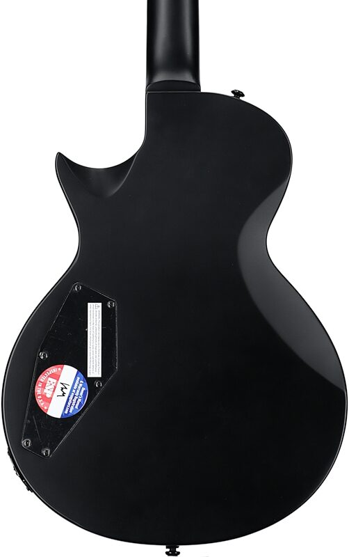 ESP LTD EC-201 Electric Guitar, Black Satin, Body Straight Back