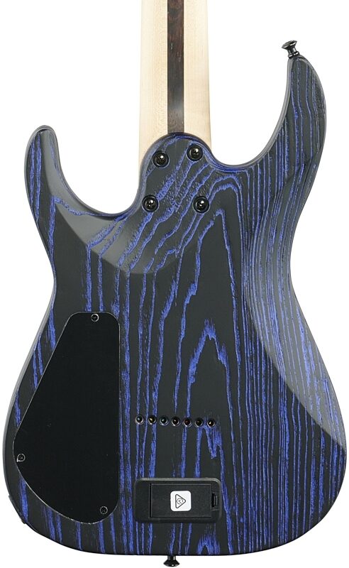 Jackson Pro Dinky DK2 Mod Ash FR7 Electric Guitar, 7-String, Bake Blue, Body Straight Back