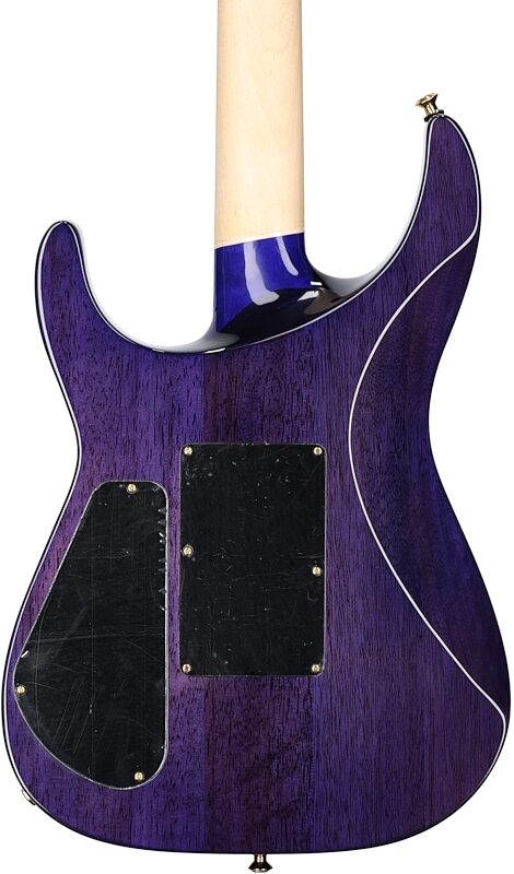 Jackson Pro Soloist SL2Q MAH Electric Guitar, Transparent Purple, Body Straight Back