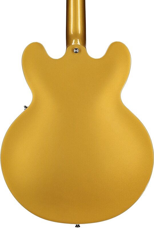 Epiphone ES-335 Traditional Pro Electric Guitar, Metallic Gold, Body Straight Back