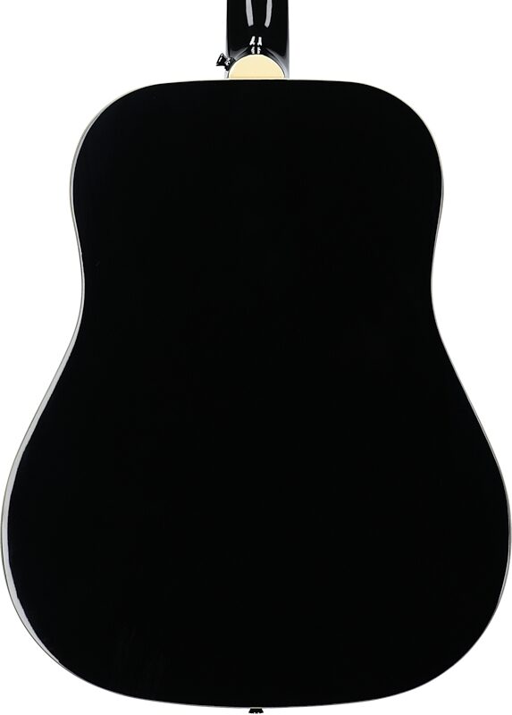 Epiphone Songmaker FT-100 Acoustic Guitar, Ebony, Body Straight Back
