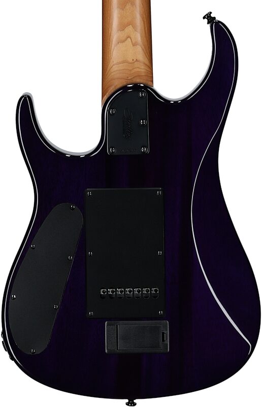 Sterling by Music Man JP157 DiMarzio Electric Guitar, Purple Nebula, Body Straight Back