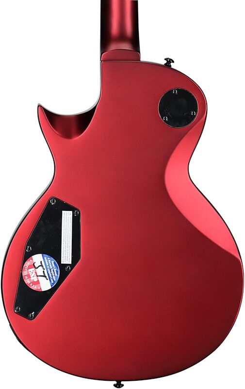 ESP LTD EC-256FM Electric Guitar, Candy Apple Red Satin, Body Straight Back