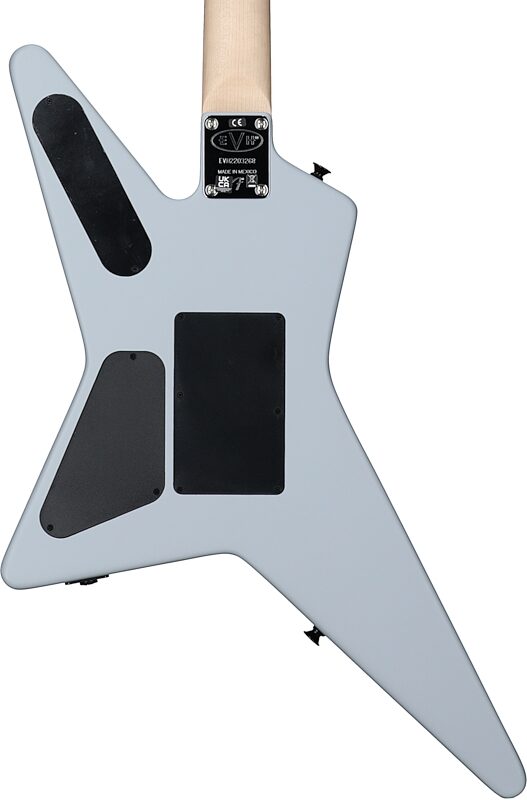 EVH Eddie Van Halen Star Limited Edition Electric Guitar (with Gig Bag), Primer Gray, Body Straight Back