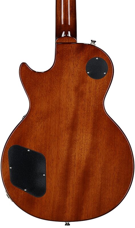 Epiphone Inspired by Gibson Les Paul Standard '60s Electric Guitar (with Gig Bag), Silver Mist, Body Straight Back