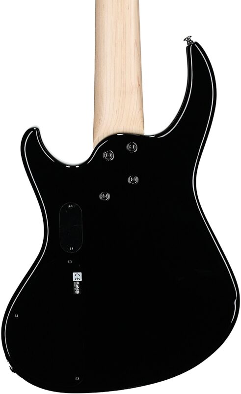 MTD Kingston Saratoga Deluxe 5 Electric Bass, 5-String (with Maple Fingerboard), Transparent Black Burst, Open Box (Very Good), Body Straight Back