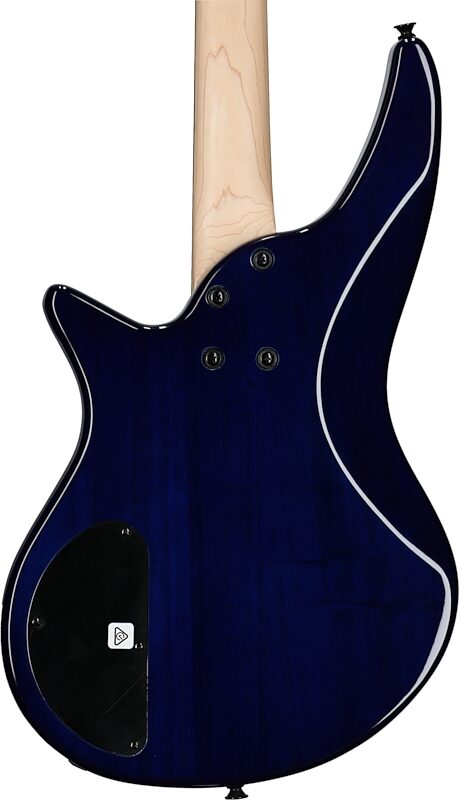 Jackson JS Series Spectra JS2P Electric Bass, Blue Burst, Body Straight Back