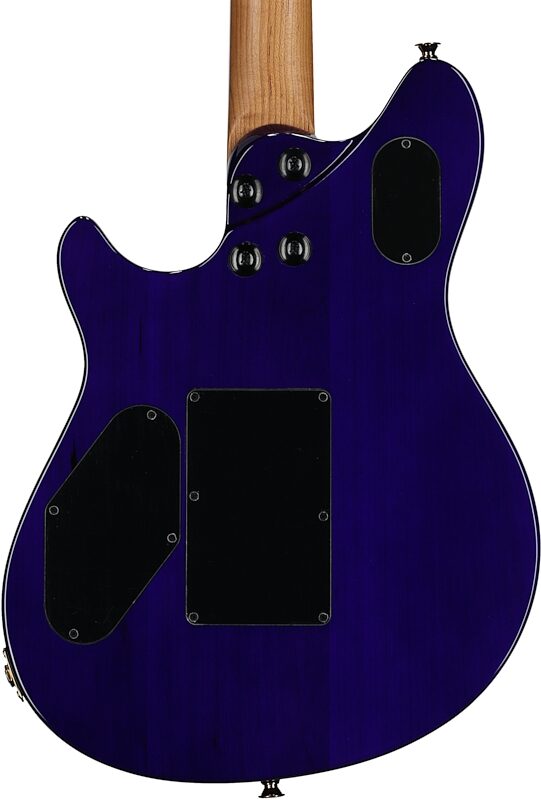 EVH Eddie Van Halen Wolfgang Special Quilted Maple Electric Guitar, Purple Burst, Body Straight Back