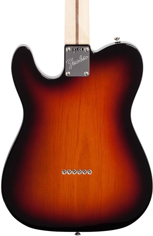 Fender American Performer Telecaster Humbucker Electric Guitar, Maple Fingerboard (with Gig Bag), 3-Tone Sunburst, Body Straight Back