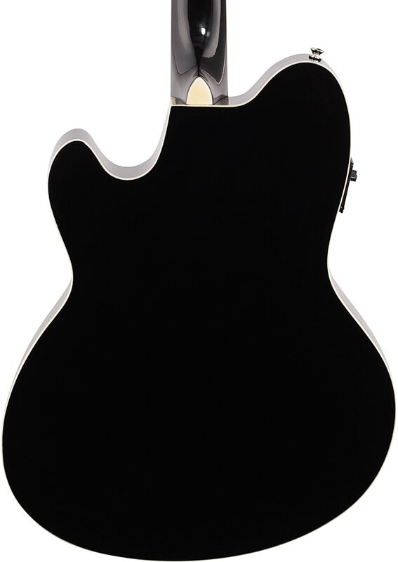 Ibanez TCY10E Talman Cutaway Acoustic-Electric Guitar, Black, Body Straight Back