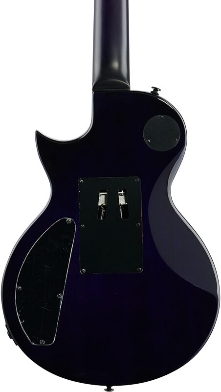 Kramer Assault Plus Electric Guitar, Transparent Purple Burst, Body Straight Back