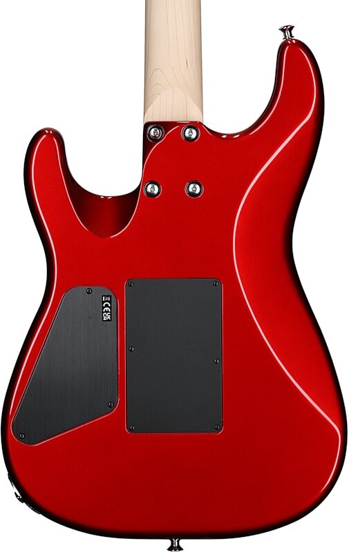 Charvel MJ San Dimas Style 1 HSS Electric Guitar, Metallic Red, Body Straight Back
