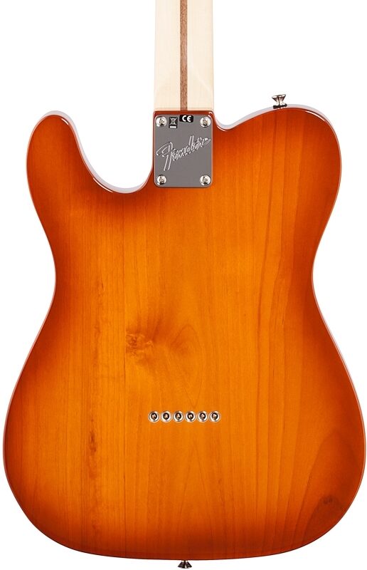 Fender American Performer Telecaster Electric Guitar, Rosewood Fingerboard (with Gig Bag), Honeyburst, Body Straight Back