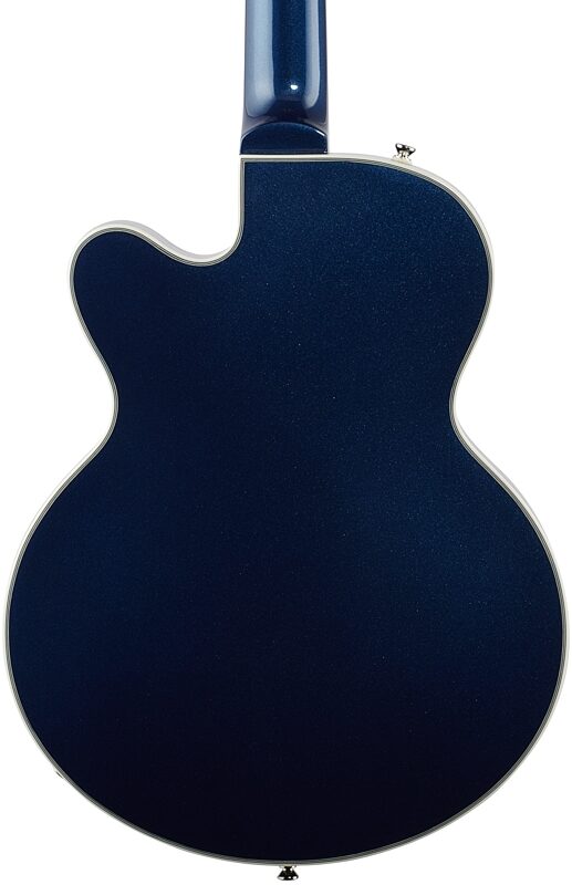 Epiphone Uptown Kat ES Electric Guitar, Sapphire Blue Metallic, Body Straight Back