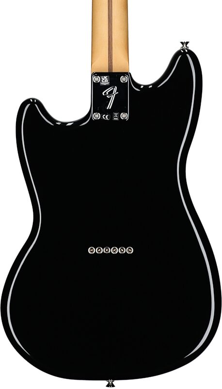 Fender Player II Mustang Electric Guitar, with Rosewood Fingerboard, Black, Body Straight Back