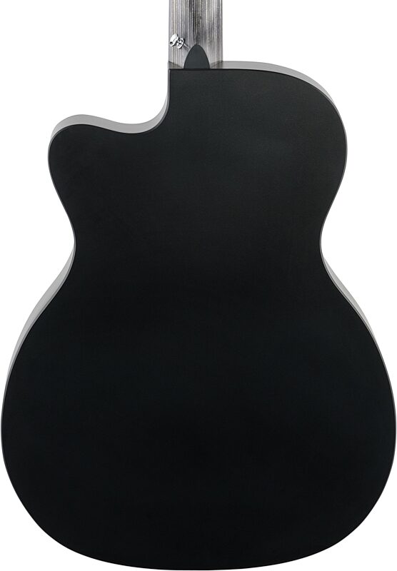 Martin OMC-X1E Acoustic-Electric Guitar, Black, Body Straight Back
