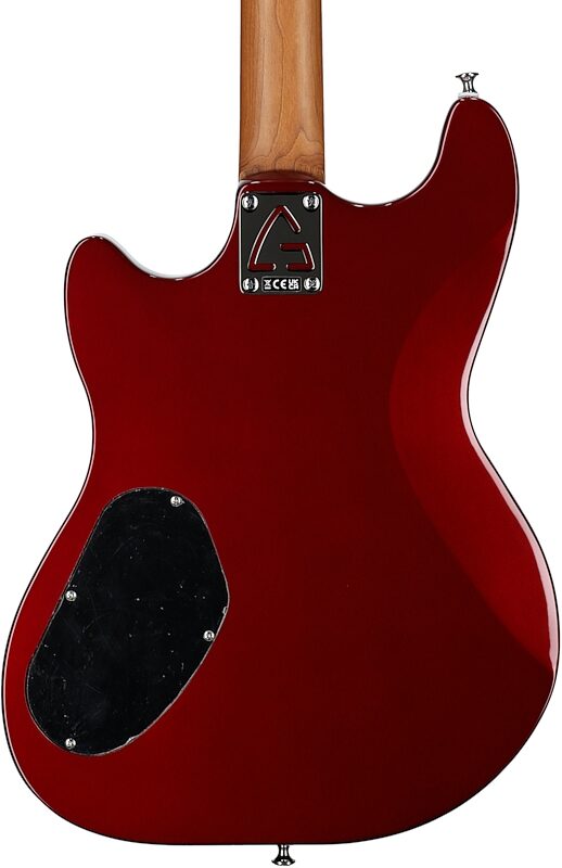 Guild Surfliner Deluxe Electric Guitar, Scarlett Red Metallic, Body Straight Back