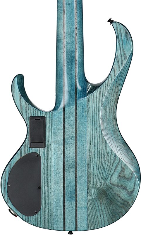 Ibanez BTB945 Electric Bass, 5-String, Cosmic Blue Low Gloss, Body Straight Back