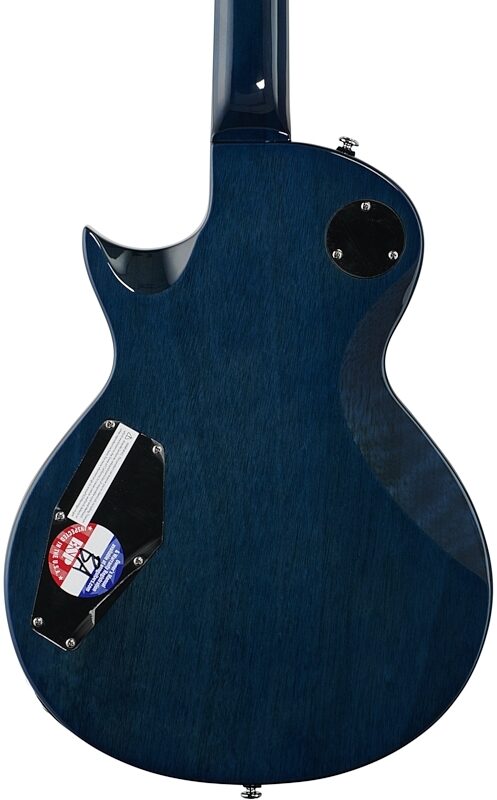 ESP LTD EC-256FM Electric Guitar, Cobalt Blue, Body Straight Back