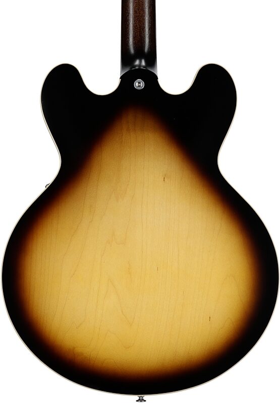 Gibson ES-335 Dot Satin Electric Guitar (with Case), Vintage Burst, Blemished, Body Straight Back