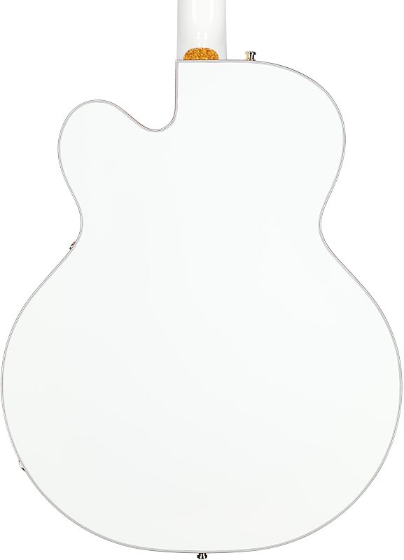 Gretsch G6136TG Players Edition Falcon Electric Guitar (with Case), Falcon White, Body Straight Back
