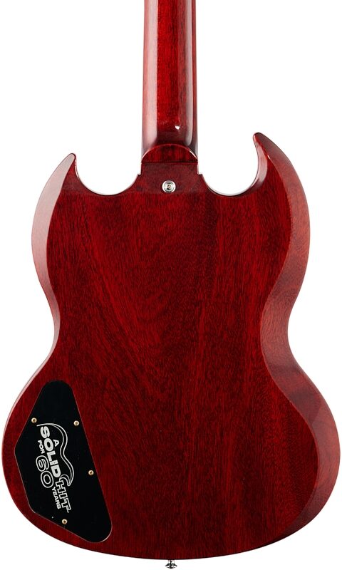 Gibson Custom 60th Anniversary Les Paul SG Standard VOS Electric Guitar (with Case), Cherry Red, Body Straight Back