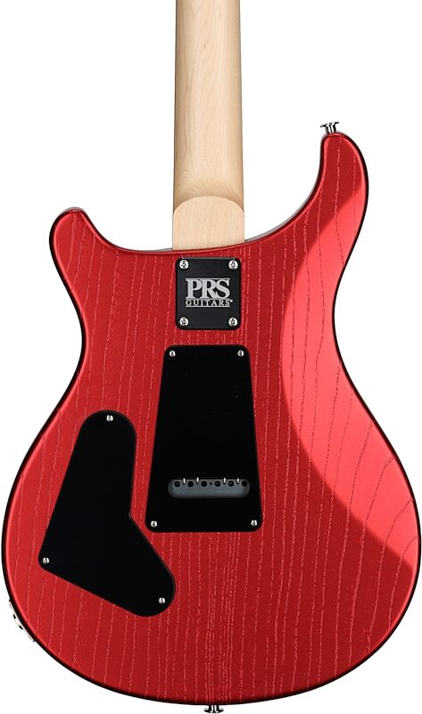 PRS Paul Reed Smith CE 24-08 Swamp Ash Electric Guitar (with Gig Bag), Satin Red Apple Metallic, Body Straight Back