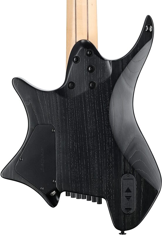 Strandberg Boden Original NX 7 Electric Guitar (with Gig Bag), Charcoal Black, Body Straight Back
