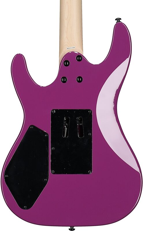 Kramer Striker HSS Electric Guitar, Maple Fingerboard, Majestic Purple, Scratch and Dent, Body Straight Back
