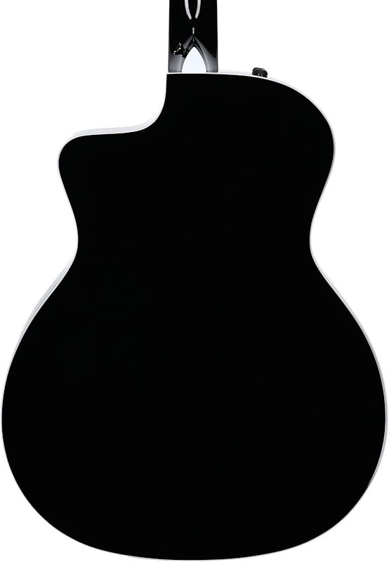 Taylor 214ce Plus Grand Auditorium Acoustic-Electric Guitar Black, Black, Body Straight Back