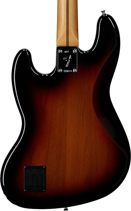 Fender Player II Modified Active Jazz Electric Bass, Maple Fingerboard (with Gig Bag), 3-Color Sunburst, Body Straight Back
