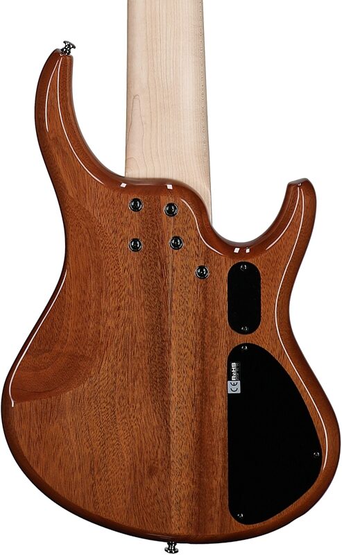 MTD Kingston Z6MP Electric Bass, 6-String (with Maple Fingerboard), Natural, Body Straight Back