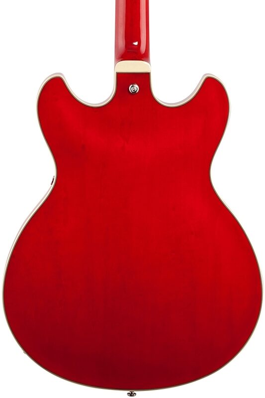 Ibanez AS73 Artcore Semi-Hollow Electric Guitar, Transparent Cherry, Body Straight Back