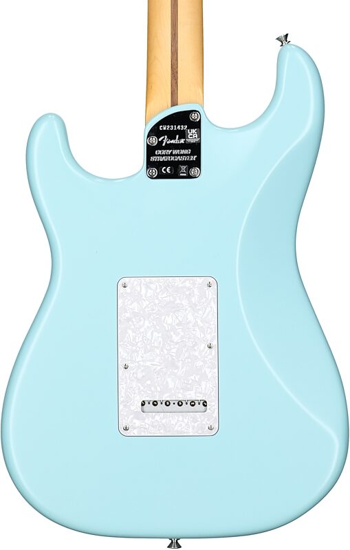 Fender Limited Edition Cory Wong Stratocaster Electric Guitar (with Case), Daphne Blue, Body Straight Back
