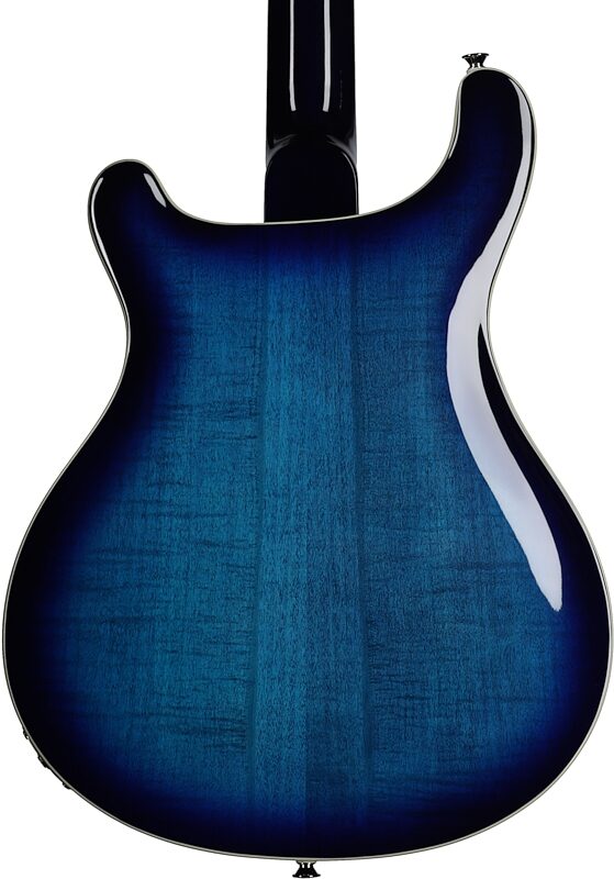 PRS Paul Reed Smith SE Hollowbody II Electric Guitar (with Case), Faded Blue Burst, Body Straight Back