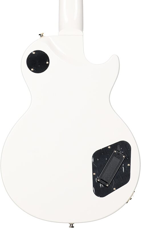Epiphone Matt Heafy Les Paul Custom Origins Electric Guitar, Left-Handed 7-String (with Case), Bone White, Body Straight Back