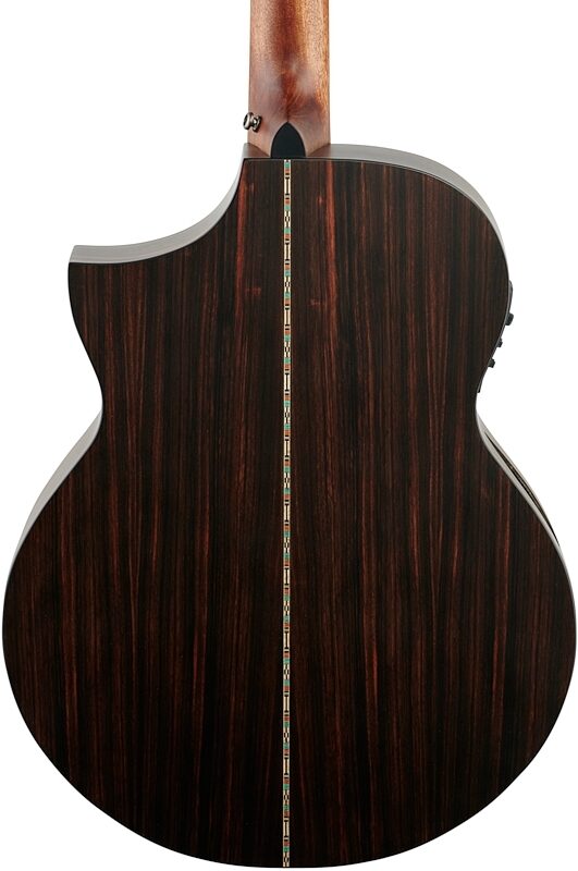 Michael Kelly Dragonfly 5 Acoustic-Electric Bass Guitar, 5-String, Ovangkol Fingerboard, Java, Body Straight Back