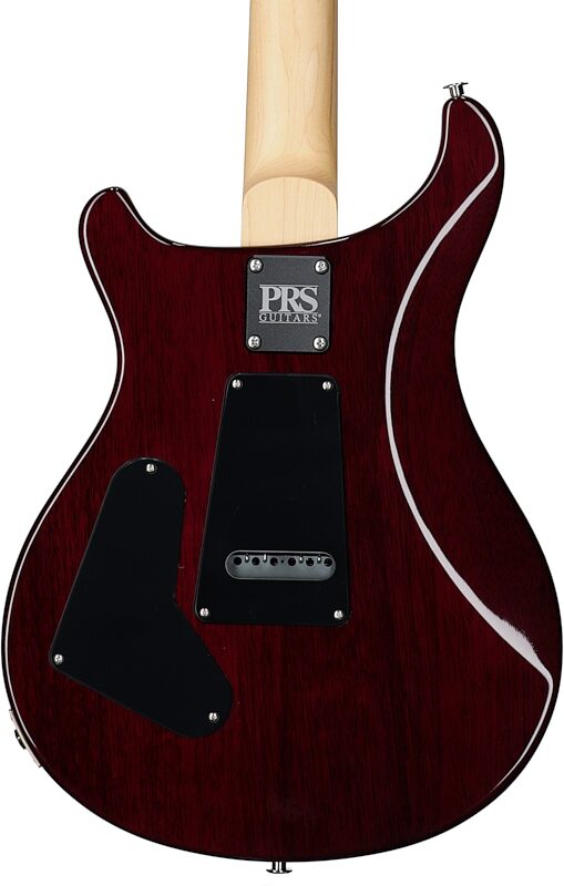PRS Paul Reed Smith CE24 Electric Guitar (with Gig Bag), Faded Gray Black Purple Burst, Body Straight Back