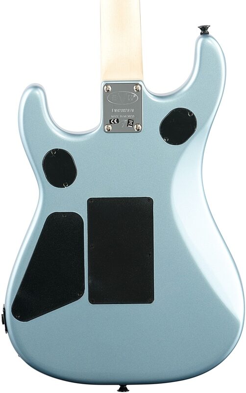 EVH Eddie Van Halen 5150 Series Standard Electric Guitar, Ice Blue Metallic, with Ebony Fingerboard, Body Straight Back