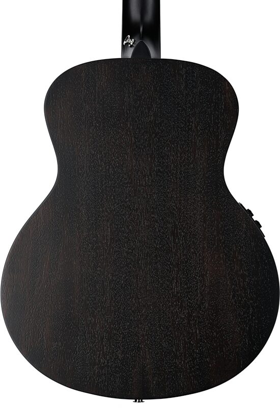 Kepma Club Series M2-131 "Mini 36" Acoustic-Electric Guitar (with Gig Bag), Black, Body Straight Back