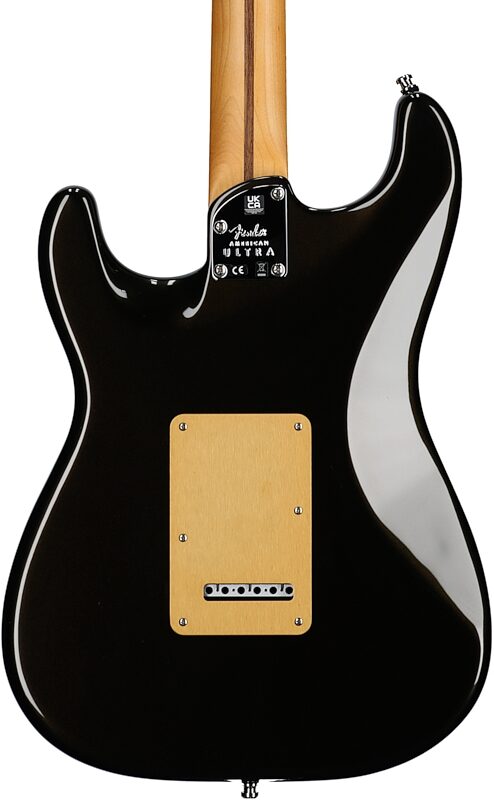 Fender American Ultra Stratocaster HSS Electric Guitar, Maple Fingerboard (with Case), Texas Tea, USED, Blemished, Body Straight Back